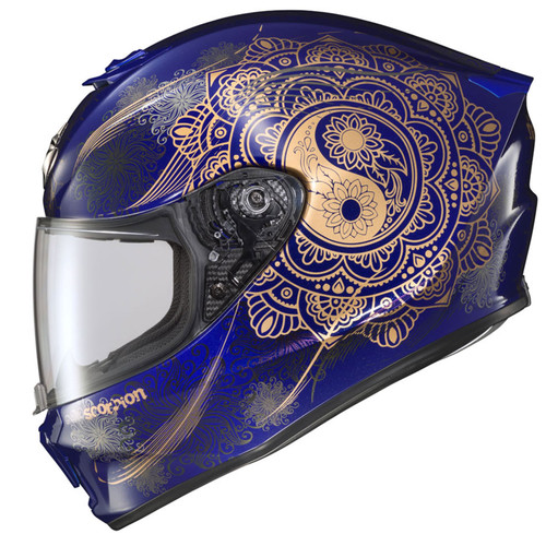 Scorpion Exo-R420 Full Face Helmet Namaskar Blue