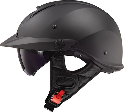 LS2 Rebellion Solid Matte Black Helmet