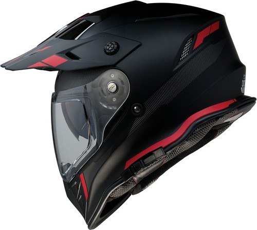 Z1R Range Uptake Black Red Helmet
