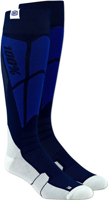 100% Hi-Side Navy Gray Performance Socks 100% Hi-Side Navy Gray Performance Socks