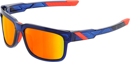 100% Type-S Anthem-Red Mirror Performance Sunglasses