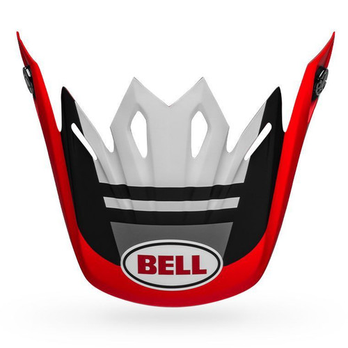Bell Moto-9 Prophecy Matte White Red Black Visor