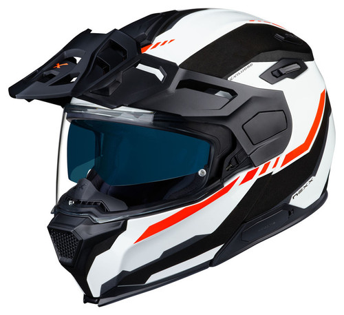 Nexx X-Vilijord Continental White Black Red Helmet