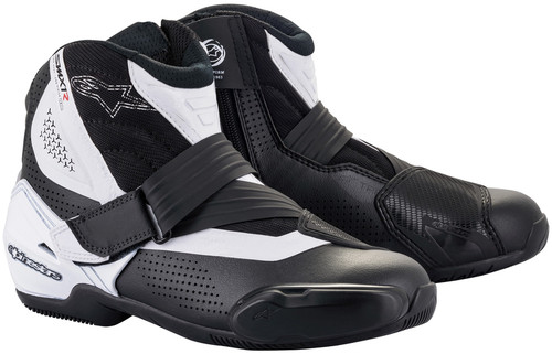 Alpinestars SMX-1 R v2 Black White Vented Shoes