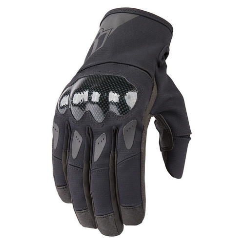 Icon Stormhawk CE Black Gloves