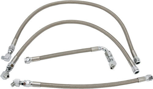 Drag Specialties Oil Line Kit - Stainless Steel - FXR - 0711-0037 Drag Specialties Oil Line Kit - Stainless Steel - FXR - 0711-0037