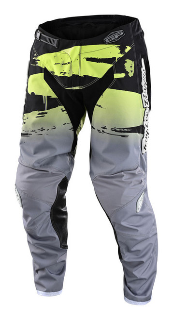 Troy Lee Designs GP Brushed Black Glo Green Pant Troy Lee Designs GP Brushed Black Glo Green Pant