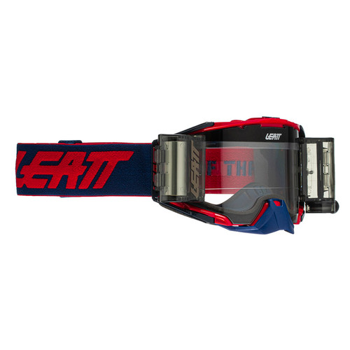 Leatt Velocity 6.5 Roll-Off Red Blue Clear 83 Goggle Leatt Velocity 6.5 Roll-Off Red Blue Clear 83 Goggle