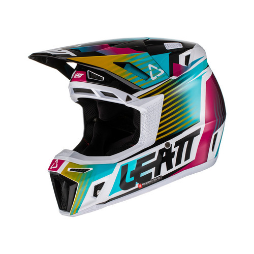 Leatt Moto 8.5 V22 Aqua Helmet Kit