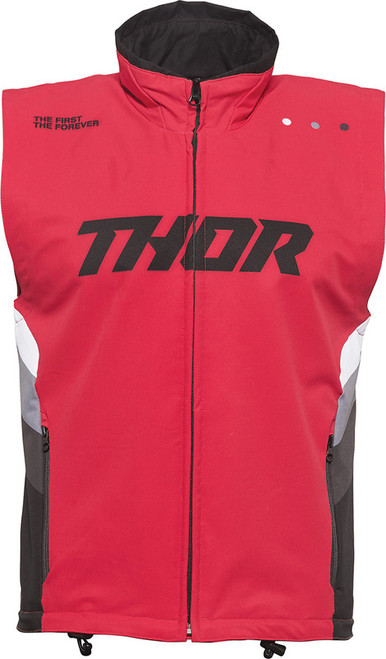 Thor Warmup Red Black Vest