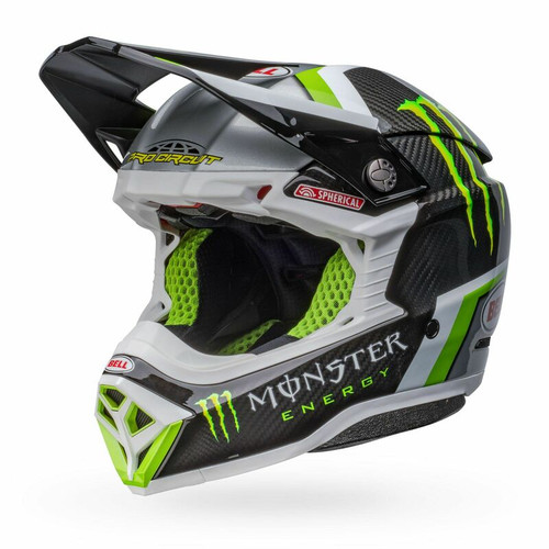 Bell Moto-10 Spherical Pro Circuit 22 Black Green Helmet