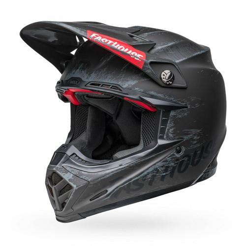 Bell Moto-9S Flex Fasthouse Mojave Matte Black Grey Helmet