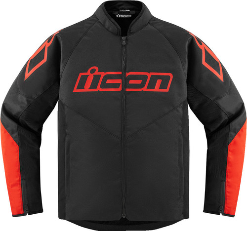 Icon Hooligan CE Jacket Black Orange Icon Hooligan CE Jacket Black Orange