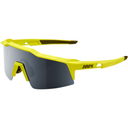 100% Speedcraft SL Yellow-Black Mirror Performance Sunglasses