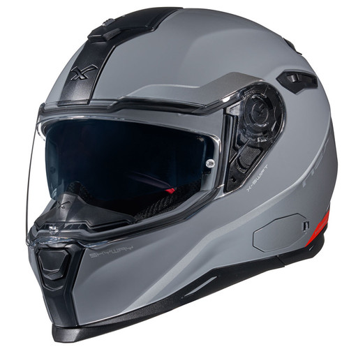 Nexx SX100 Skyway Gray Red Helmet