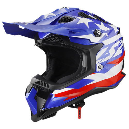 LS2 Subverter Evo United Red White Blue Helmet LS2 Subverter Evo United Red White Blue Helmet