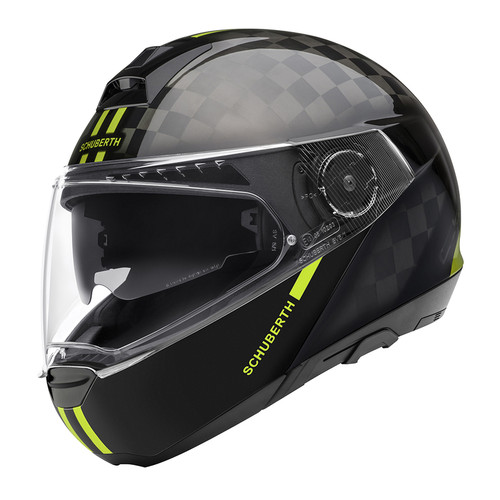 Schuberth C4 Pro Carbon Fusion Yellow Helmet