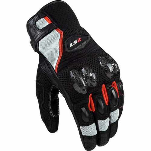 LS2 Spark II Air Men's Sport Black White Red Glove