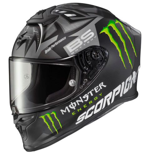 Scorpion Exo-R1 Air Quartararo Monster Energy Silver Helmet