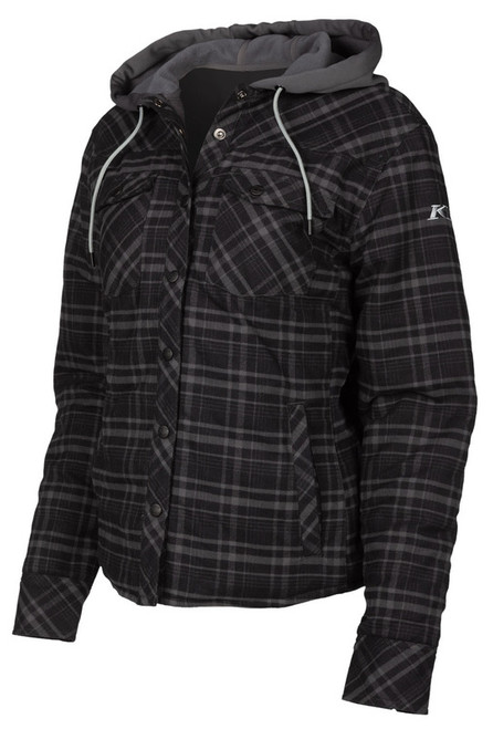 Klim Upland Black Asphalt Insulated Flannel Shirt Klim Upland Black Asphalt Insulated Flannel Shirt