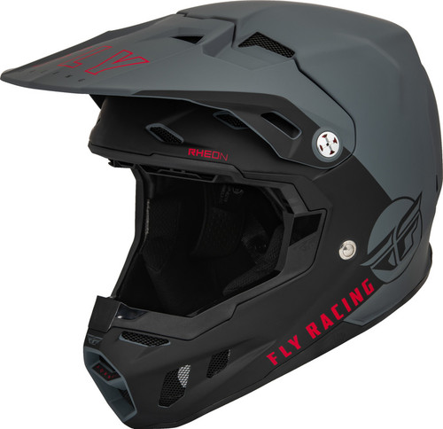 Fly Racing Formula Cc Centrum Matte Grey Black Helmet Fly Racing Formula Cc Centrum Matte Grey Black Helmet