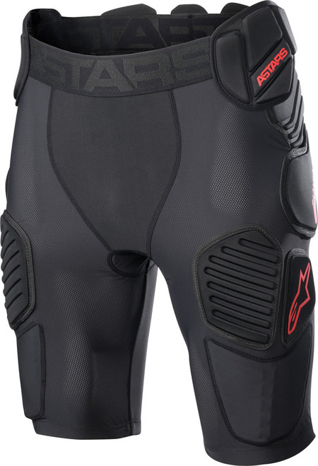 Alpinestars Bionic Pro Black Red Protection Shorts