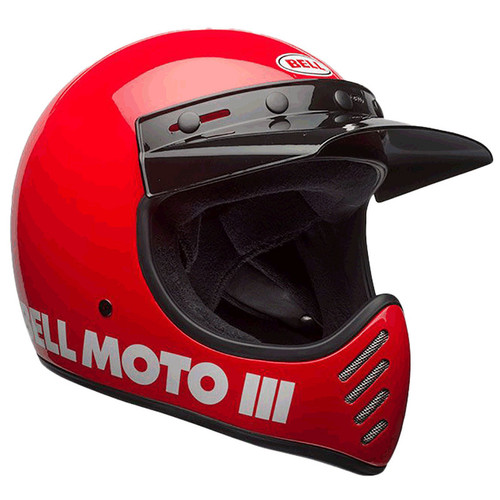 Bell Moto-3 Classic Red Helmet Bell Moto-3 Classic Red Helmet