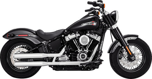 Vance & Hines Eliminator 300 Mufflers Satin Chrome - 16722 - Speed