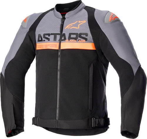 Alpinestars SMX Air Gray Black Orange Jacket - Speed Addicts
