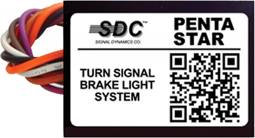 Sdc Penta-Star Turn Signal Brake Light System 2-1/4X1-5/8X5/8" - 01007