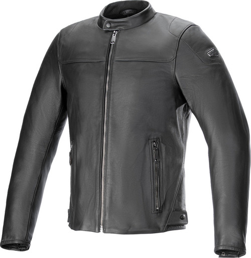 Alpinestars Blacktrack Black Leather Jacket - Speed Addicts