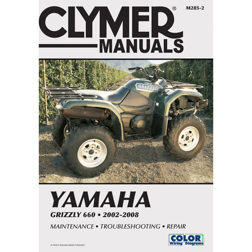Clymer M285-2 Service Shop Repair Manual Yamaha Grizzly 660 2002-2008