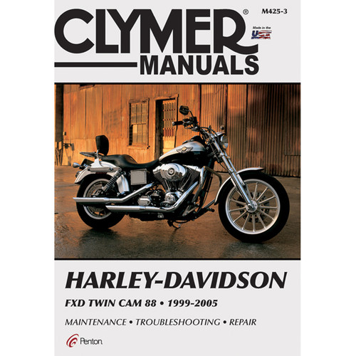 Clymer M425-3 Service Shop Repair Manual Harley Davidson FXD Twin Cam 88 99-05