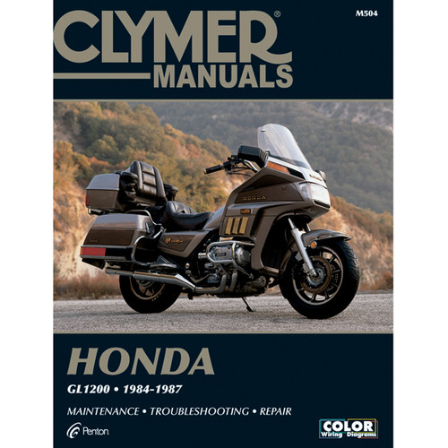 Clymer M504 Service Shop Repair Manual Honda GL1200 84-87