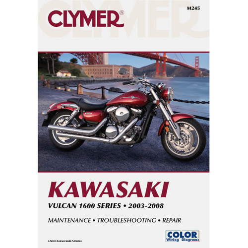 Clymer M245 Service Shop Repair Manual Kawasaki Vulcan 1600 Series 2003-2008