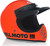 Bell Moto-3 Gloss Hi-Viz Orange Classic Helmet