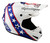 Troy Lee Designs SE4 Composite Evel Knievel White Blue Helmet