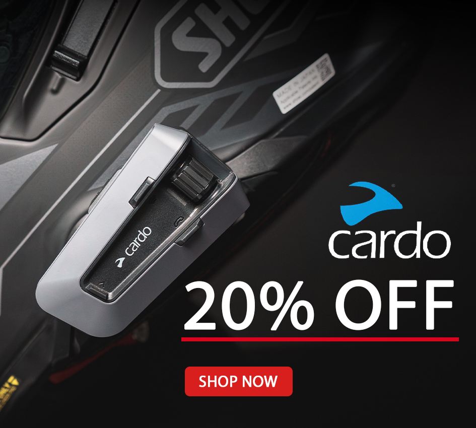 Stay Connected With Cardo 20 Percent OFF