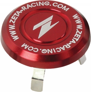 Zeta Stem Cap (Red) - ZE58-4133 - Speed Addicts