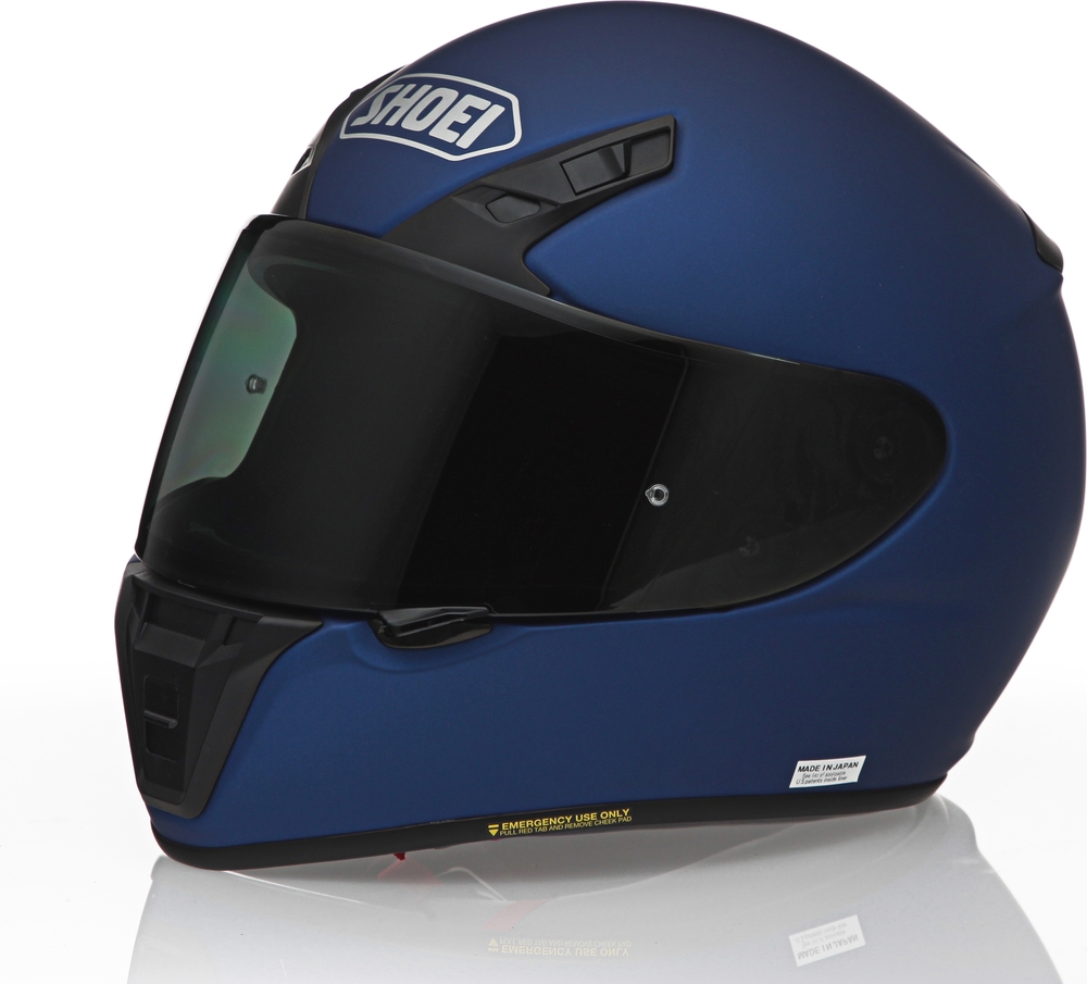 blue shoei motorcycle helmet RF-1400 Sheen Full Face : Automotive retardant CNS Shoei GT-Air II Solid Helmet