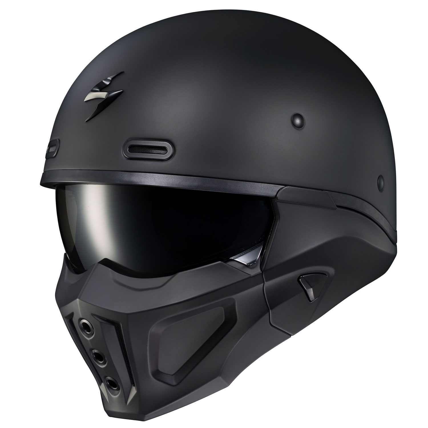 Scorpion EXO Covert X Helmet Matte Black Speed Addicts