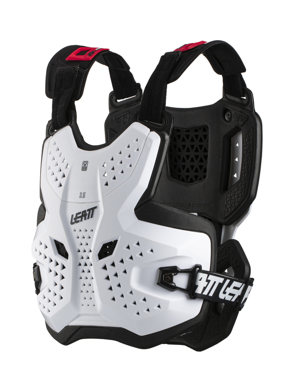 Leatt 3.5 White Chest Protector size Adult - Speed Addicts