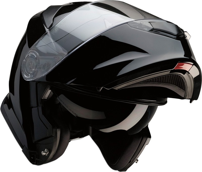 Z1R Solaris Modular Black Helmet - Speed Addicts