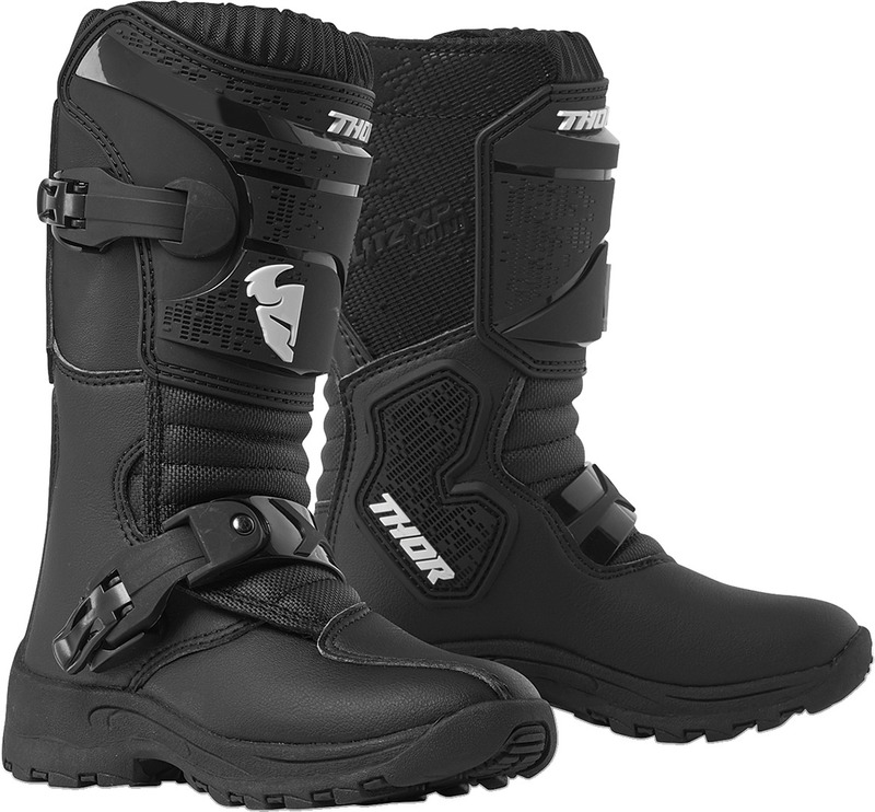 Thor Mini Blitz XP Black Boots - Speed Addicts