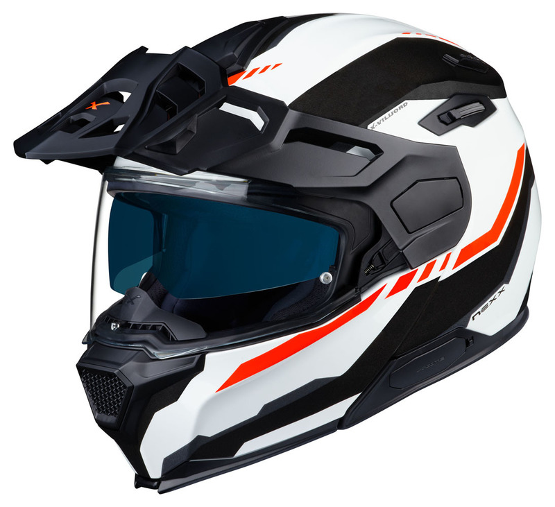 FUN バイク ブラック ホワイトリム Nexx X-Vilijord Continental White Black Red Helmet - Speed Addicts