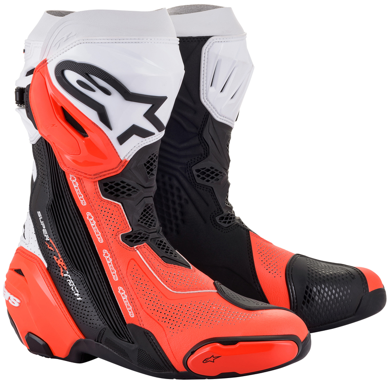 Alpinestars SUPERTECH R2 黒 EUR42（JP26.5） Alpinestars Supertech R V2 Boots - Sportbike Track Gear