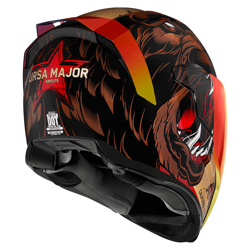 icon airflite ursa major helmet Icon Airflite Gold Ursa Major Helmet