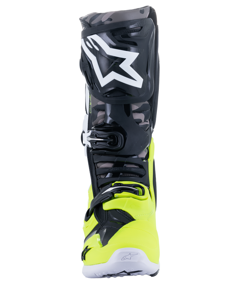 Alpinestars Tech 10 LE AMS21 Black Yellow Fluo White Boots - Speed