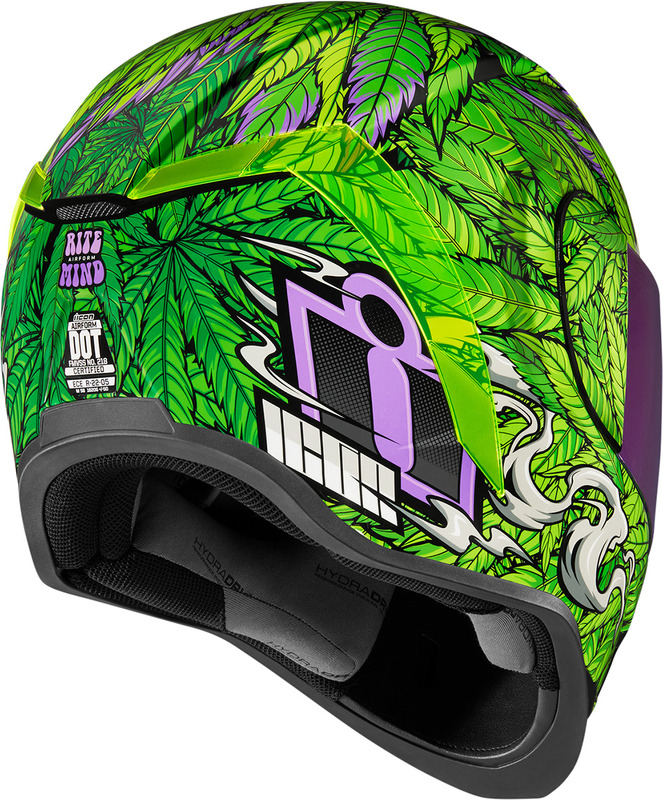 icon airmada spaztyk green helmet Airflite GP23 style helmet Icon Airmada Spaztyk Helmet Review