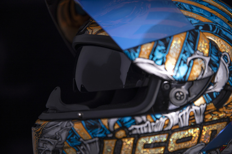 Icon Airform Gold Pharaoh Helmet - Speed Addicts